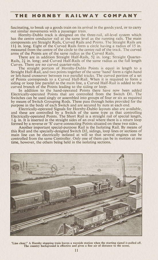 Hornby Railway Company brochure 1955