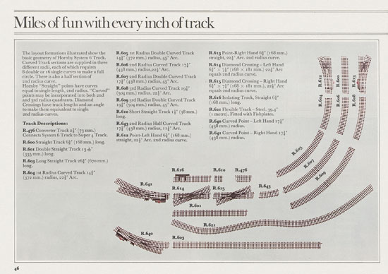 Hornby Railways catalogue 1976