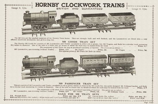 Hornby Trains catalog 1930-1931