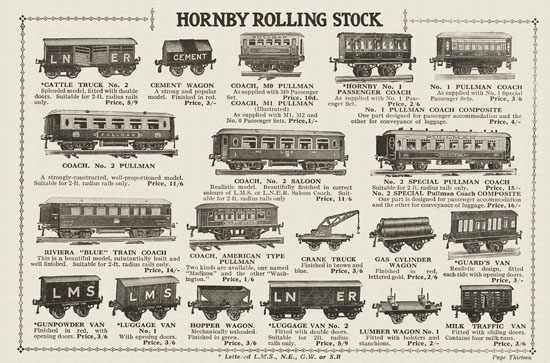 Hornby Trains catalog 1930-1931