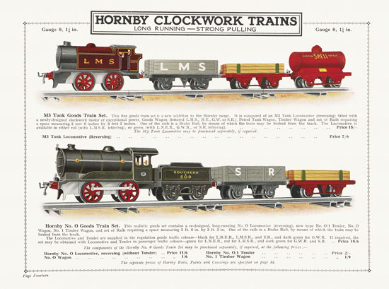 Hornby Trains catalog 1931-1932