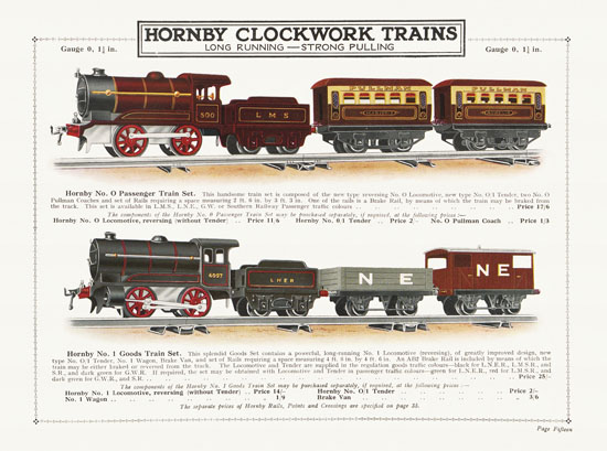 Hornby Trains catalog 1931-1932