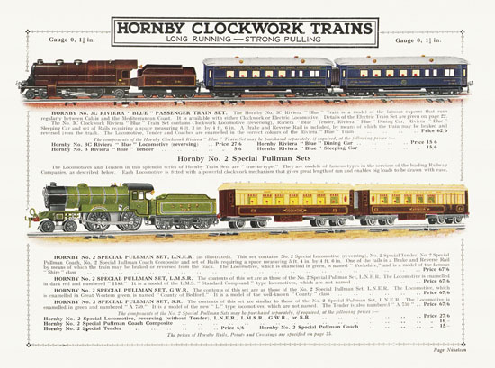 Hornby Trains catalog 1931-1932