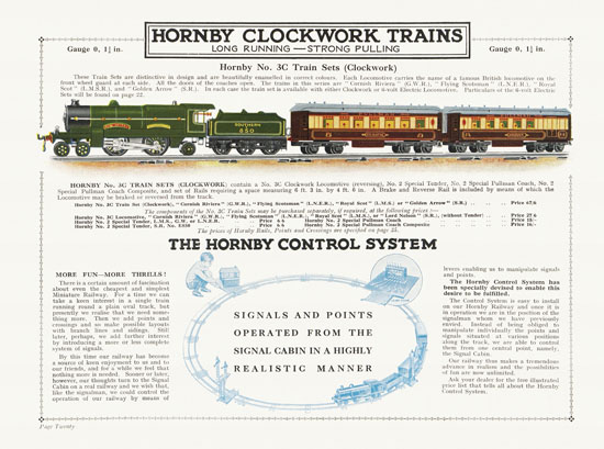 Hornby Trains catalog 1931-1932