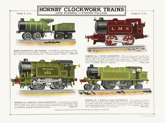 Hornby Trains catalog 1931-1932