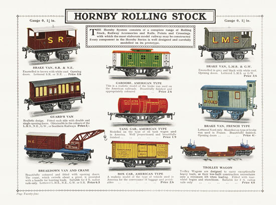 Hornby Trains catalog 1931-1932