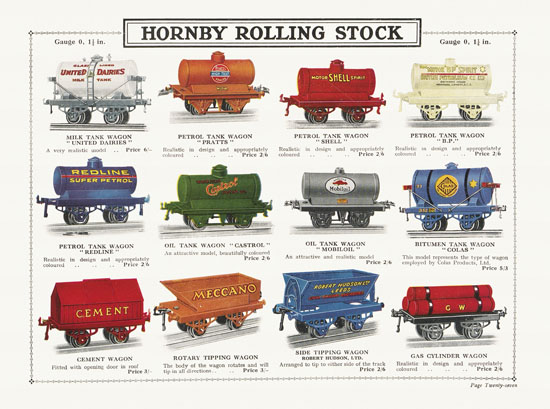 Hornby Trains catalog 1931-1932