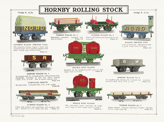 Hornby Trains catalog 1931-1932