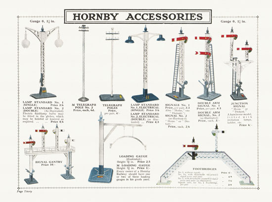 Hornby Trains catalog 1931-1932