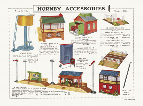 Hornby Trains catalog 1931-1932