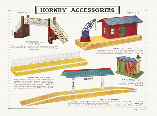 Hornby Trains catalog 1931-1932