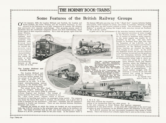 Hornby Trains catalog 1931-1932