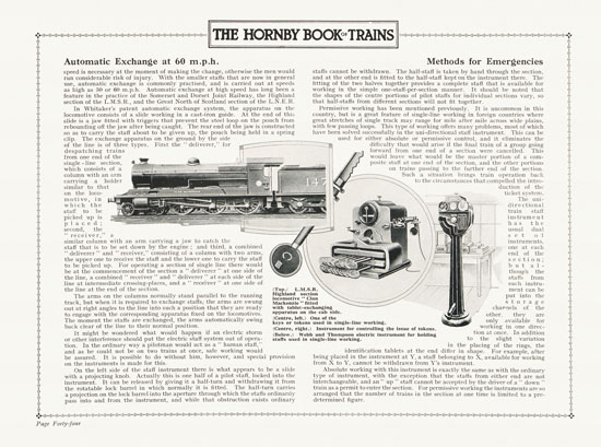 Hornby Trains catalog 1931-1932