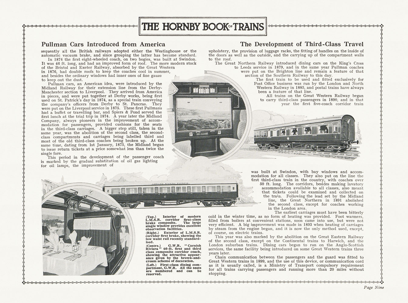 Catalogue Meccano Hornby Book Of Trains 1932/33 – Réseau Ferroviaire Vintage