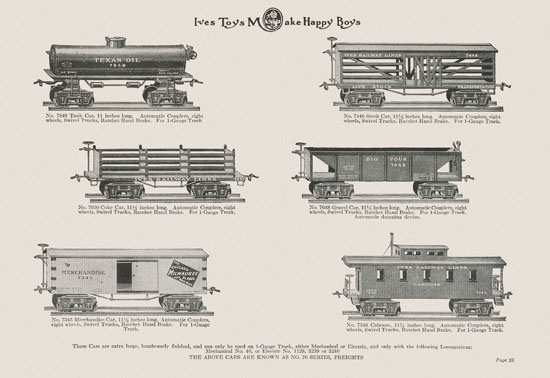 Ives Toys Make Happy Boys 1916