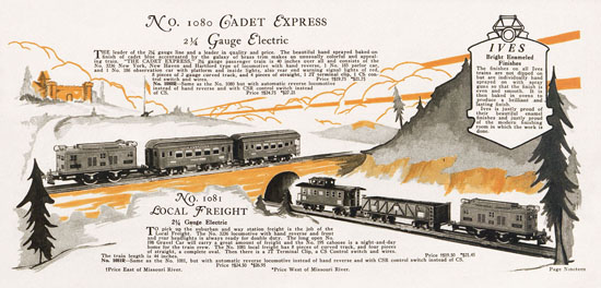 Ives Trains 1929