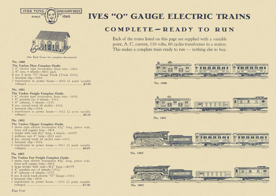 Ives Trains 1931