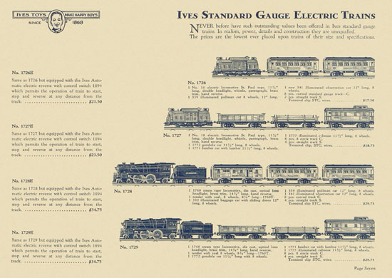 Ives Trains 1931