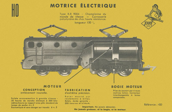 Jouef Trains catalogue 1959