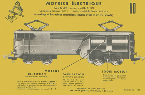 Jouef Trains catalogue 1959