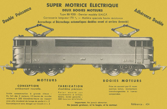 Jouef Trains catalogue 1959