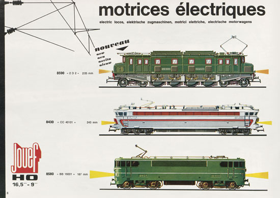 Jouef catalogue 1970-1971