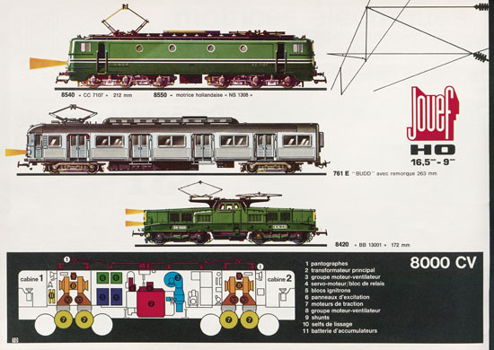 Jouef catalogue 1970-1971