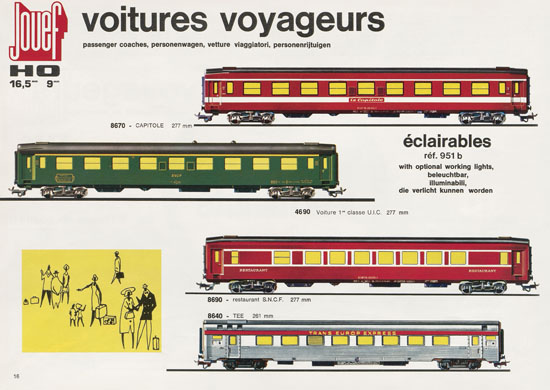 Jouef catalogue 1970-1971