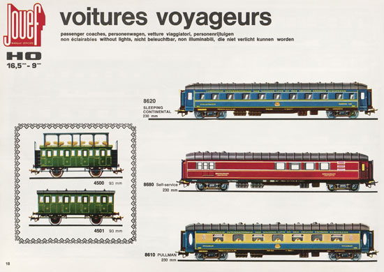 Jouef catalogue 1970-1971