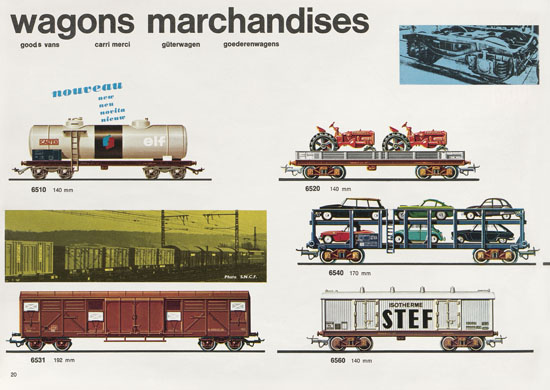 Jouef catalogue 1970-1971