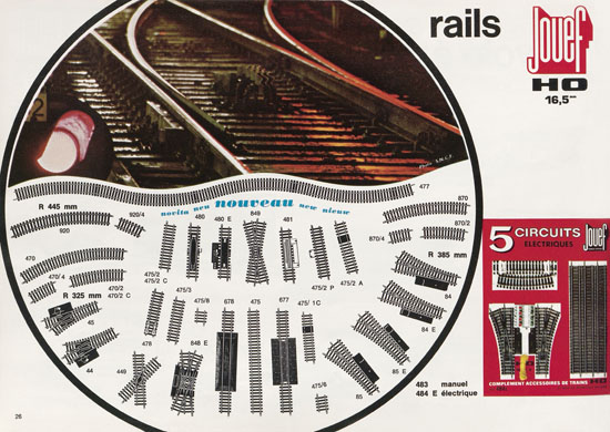 Jouef catalogue 1970-1971