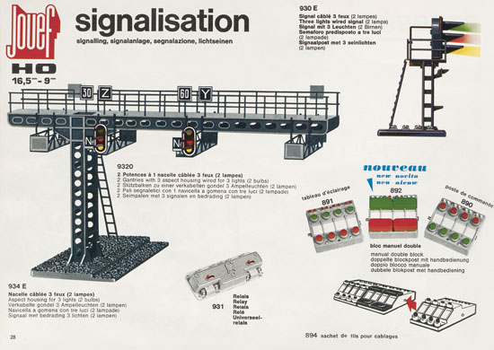 Jouef catalogue 1970-1971