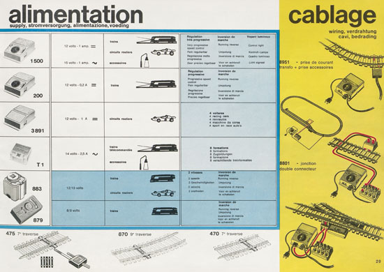 Jouef catalogue 1970-1971