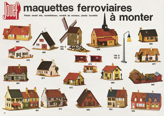 Jouef catalogue 1970-1971