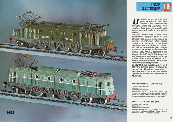 Jouef catalogue 1978-1979