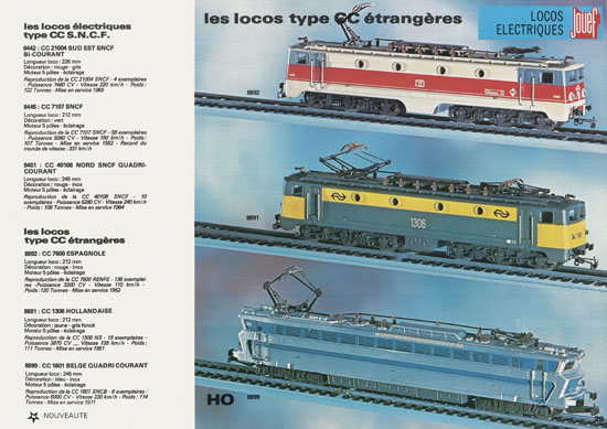 Jouef catalogue 1978-1979