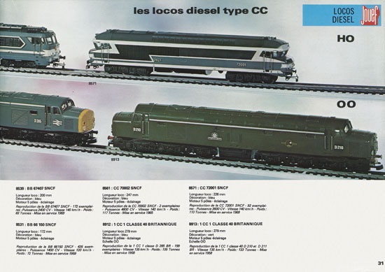 Jouef catalogue 1978-1979