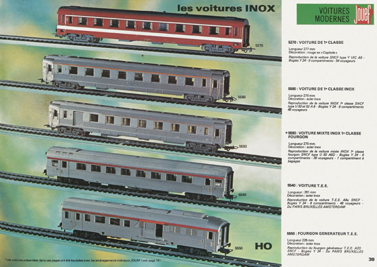 Jouef catalogue 1978-1979