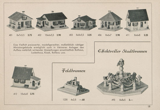 Kibri Katalog 1954