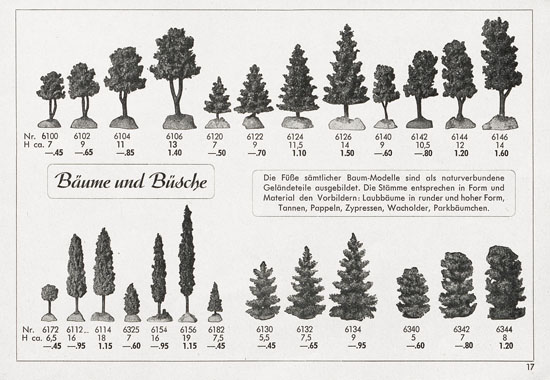 Kibri Katalog 1955