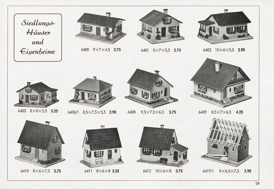 Kibri Katalog 1955