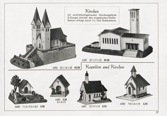 Kibri Katalog 1955