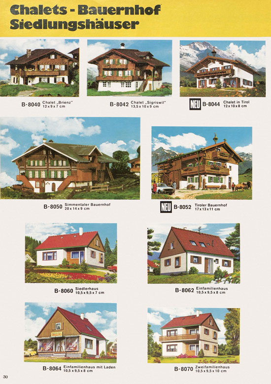 Kibri Katalog Modellbahn-Zubehör 1973 1974