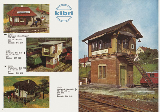 Kibri Modellbahn-Zubehör Spur H0 1961