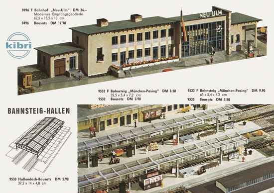 Kibri Modellbahn-Zubehör Spur H0 1962