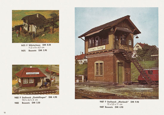 Seite 10 Kibri Modellbahn-Zubehör Spur H0 1962