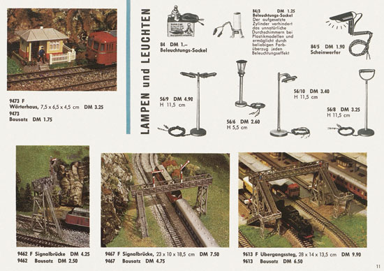 Seite 11 Kibri Modellbahn-Zubehör Spur H0 1962