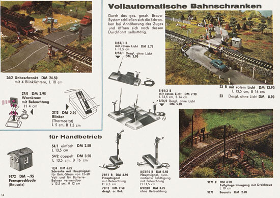 Seite 14 Kibri Modellbahn-Zubehör Spur H0 1962