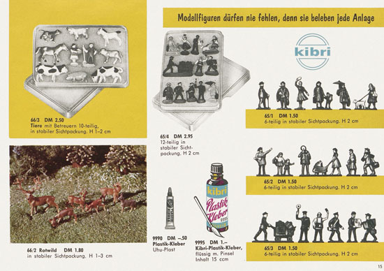 Seite 15 Kibri Modellbahn-Zubehör Spur H0 1962