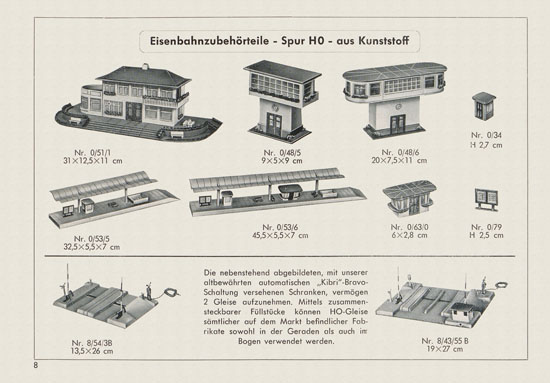 Kibri Spielwaren Neuheiten 1956